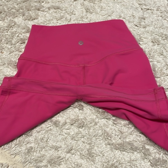 Lululemon Align High-Rise Shorts in Sonic Pink 8” - Picture 5 of 5